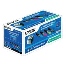 Cartus original Epson Economy pack C1100 CX11N Serie (colour and black) 4000 pagini monocrom si 1500 pagini color C13S050268