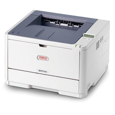 Imprimanta monocrom OKI B411DN A4 duplex retea USB refurbished